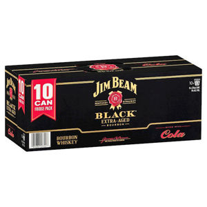 Picture of Jim Beam Black Dbs 10Pkcan 375 ml