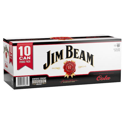 Picture of Jim Beam & Cola 10Pk Can 375 ml
