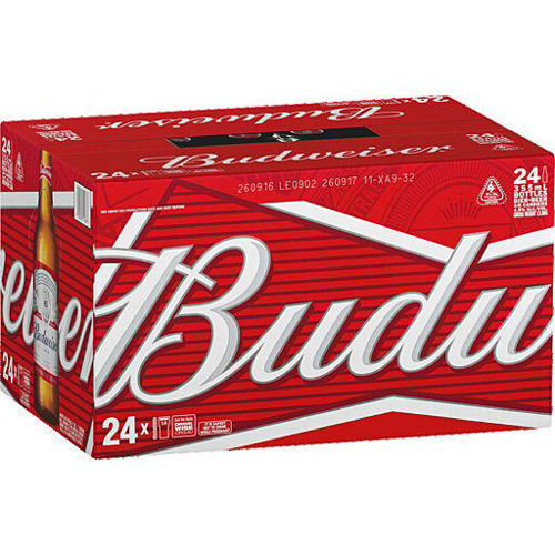 Picture of Budweiser Beer Bottle 330 ml