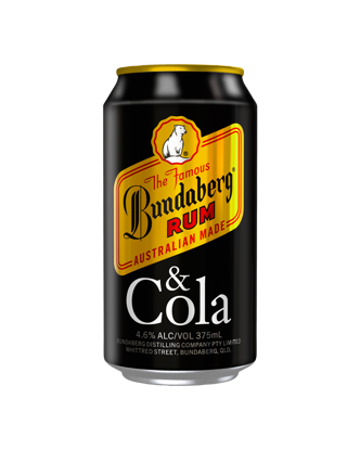 Picture of Bundaberg Red & Cola Can 4.6% 375 ml