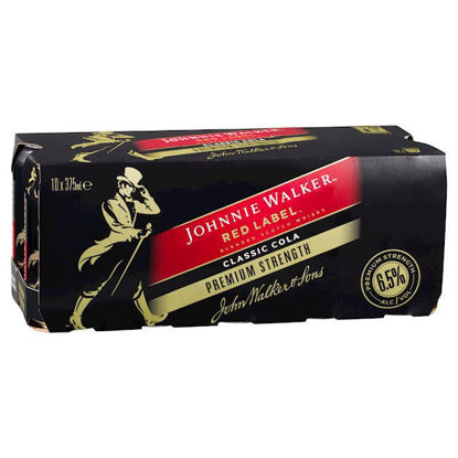 Picture of Johnnie Walker Red & Cola 4.6% 10P 375 ml