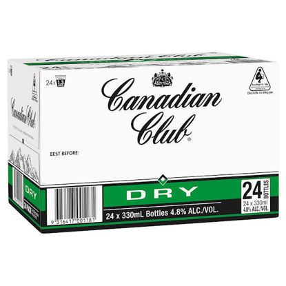 Picture of Canadian Club & Dry Bottle 330 ml
