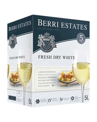 Picture of Berri Estate Fresh Dry White New 5L