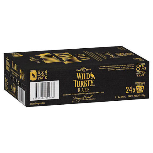 Picture of Wild Turkey & Cola 4.8% Bottle 330 ml