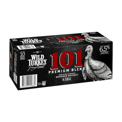 Picture of Wild Turkey & Cola 101 10Pk 375 ml