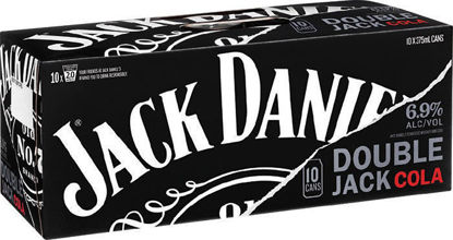 Picture of Jack Daniel's Double Jack & Cola 10P 375 ml