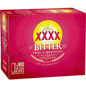 Picture of XXXX Bitter Can 30Pk 375 ml