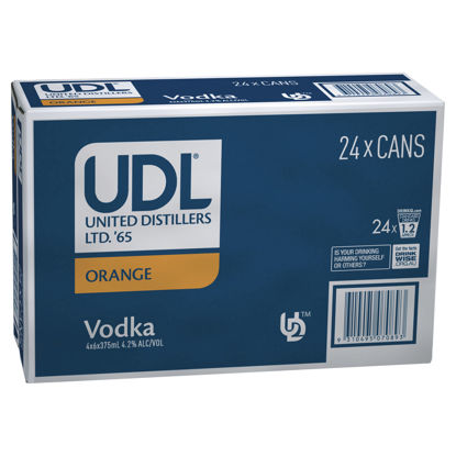Picture of UDL Vodka Orange 4% 375 ml