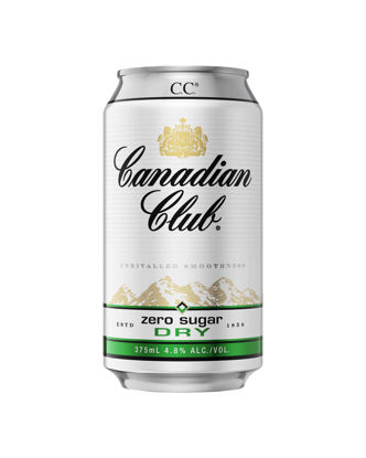 Picture of Canadian Club & Dry Zero 4.8% 375 ml