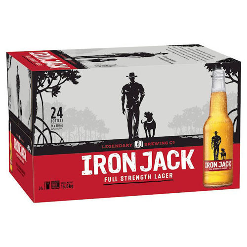 Picture of Iron Jack Black 3.5% Bottle 330 ml