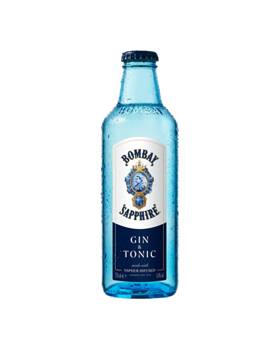 Picture of Bombay Sapphire Gin & Tonic Bottle 275Ml