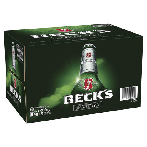 Picture of Becks Beer 4% 330 ml
